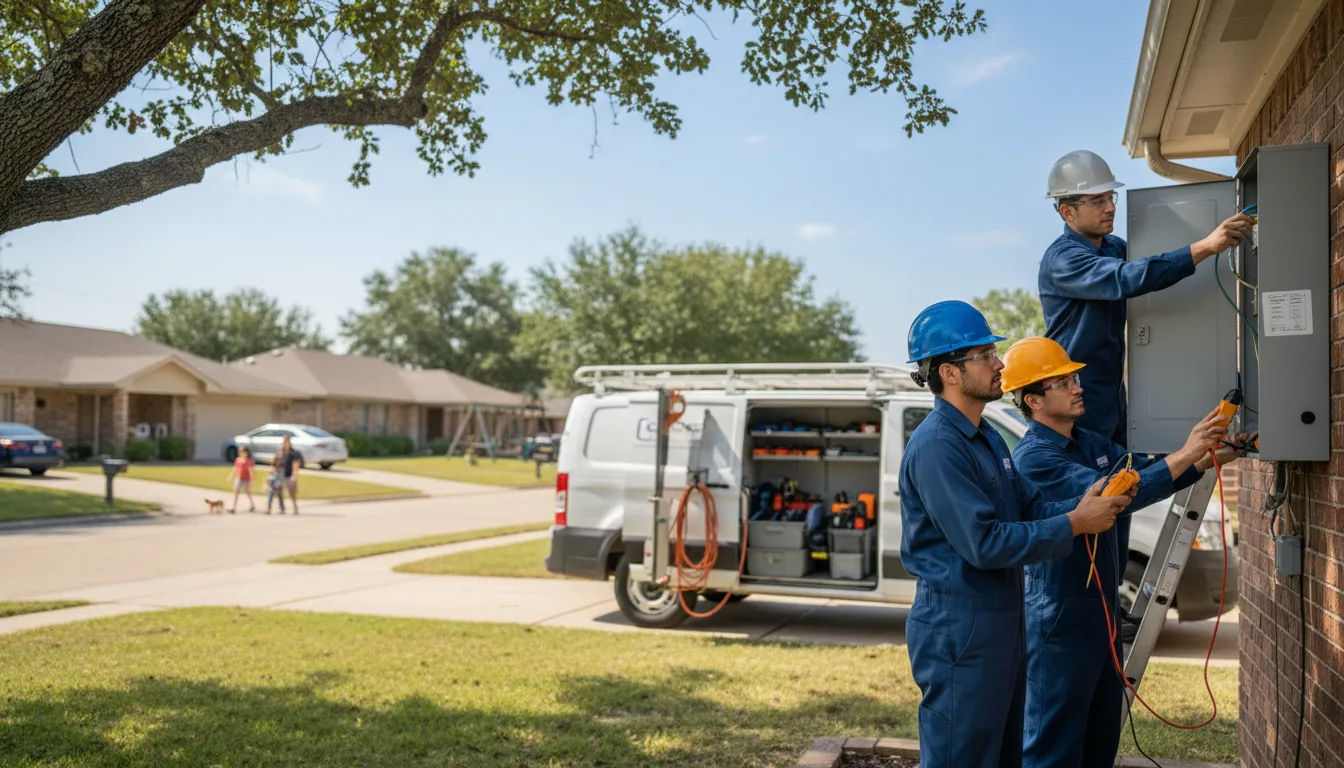 Certified electrician providing emergency electrical services in Kearney, NE